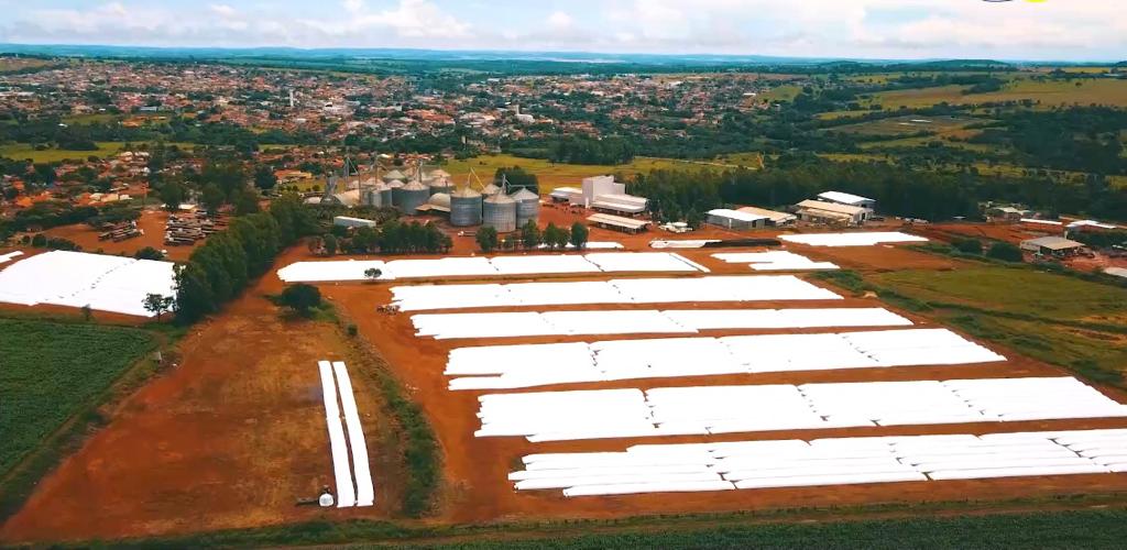 Cooperativa aposta em silos-bolsa para aumentar capacidade de armazenamento de grãos