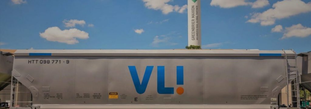 Nova frota de vagões adquirida pela VLI já opera na Ferrovia Norte-Sul