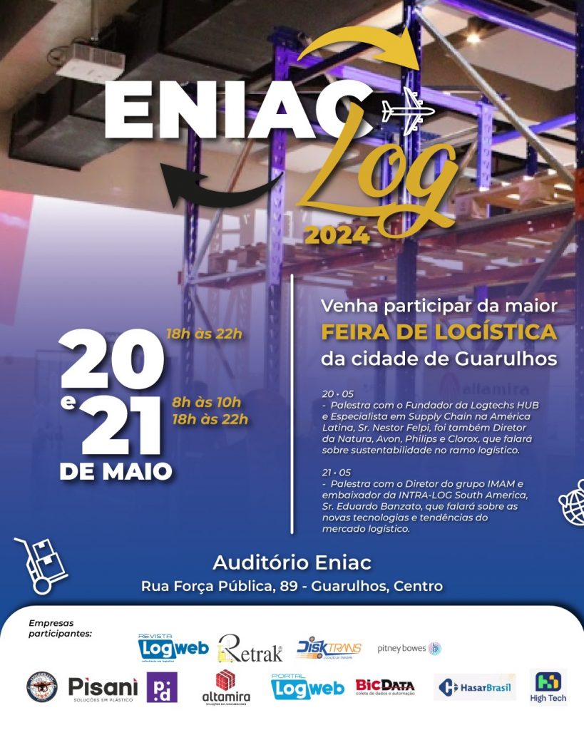 Centro Universitário Eniac promove a ENIACLOG 2024 – Feira de Logística do Eniac, em Guarulhos, SP