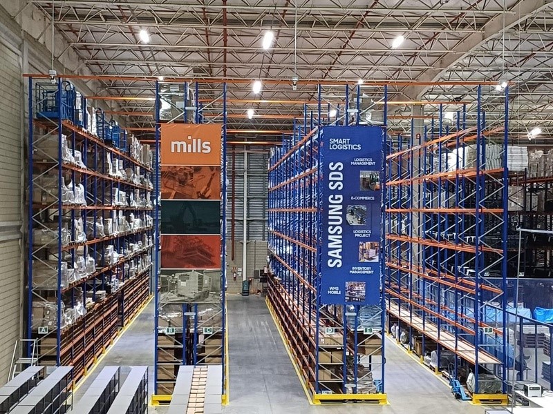 Mills inaugura Centro de Distribuição em Jundiaí, em parceria com a Samsung
